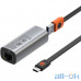 Адаптер Baseus Steel Cannon Series USB-A Bidirectional Gigabit LAN USB Type-C Adapter (CAHUB-AD0G) Dark Grey — интернет магазин All-Ok. Фото 3